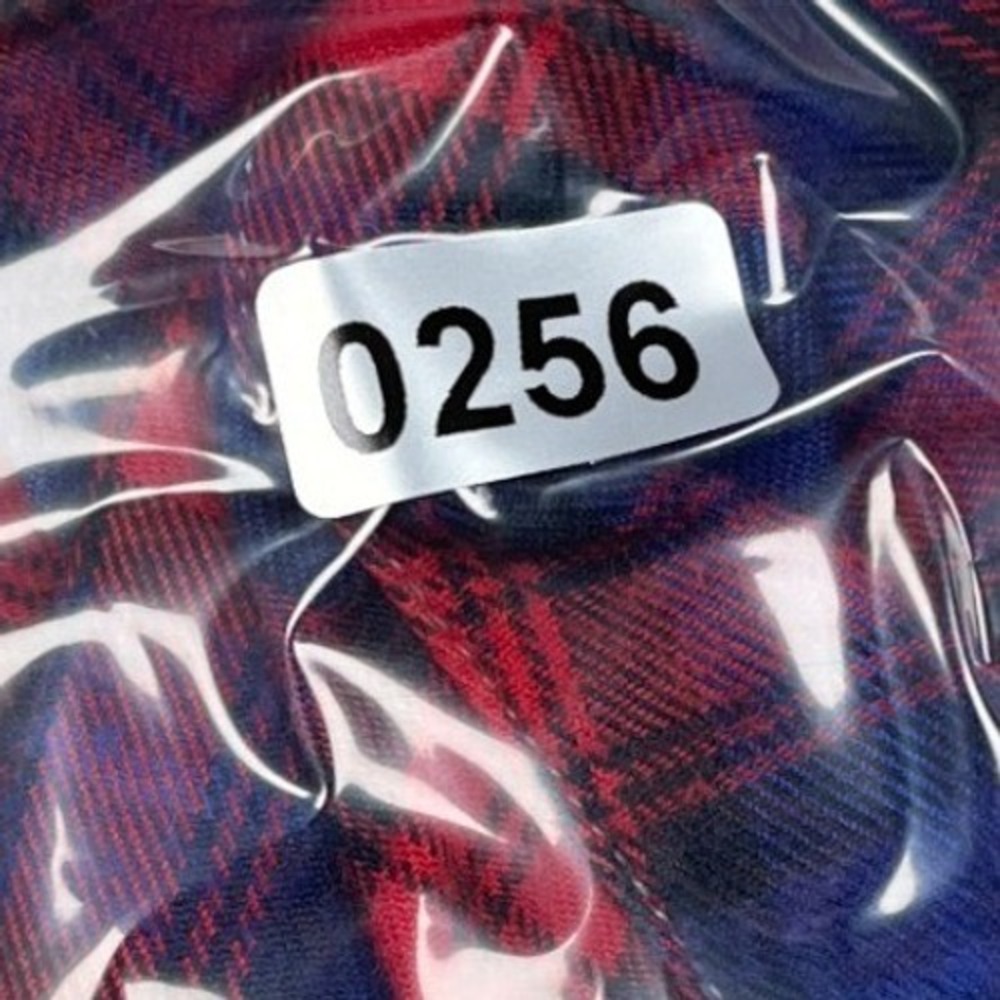 Frank & Eileen Luke Mens Medium Red Blue Plaid Italian Cotton Button Front Shirt - Picture 8 of 8